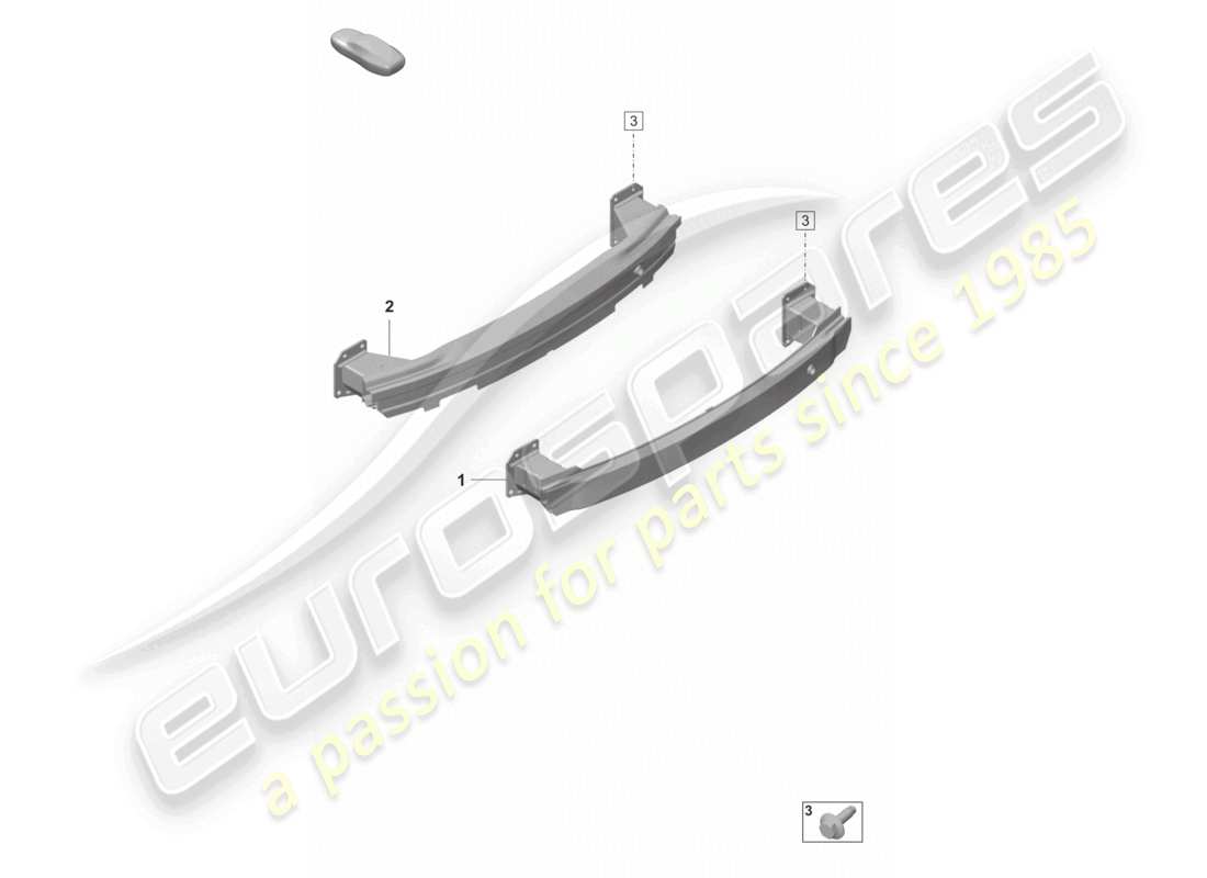 porsche 2024 (panamera 971-2) bumper carrier rear part diagram