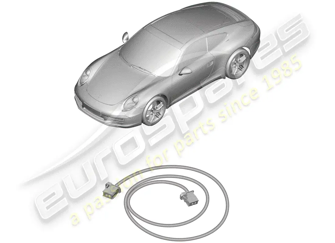 porsche 2014 (991-1) light fibre optic parts diagram