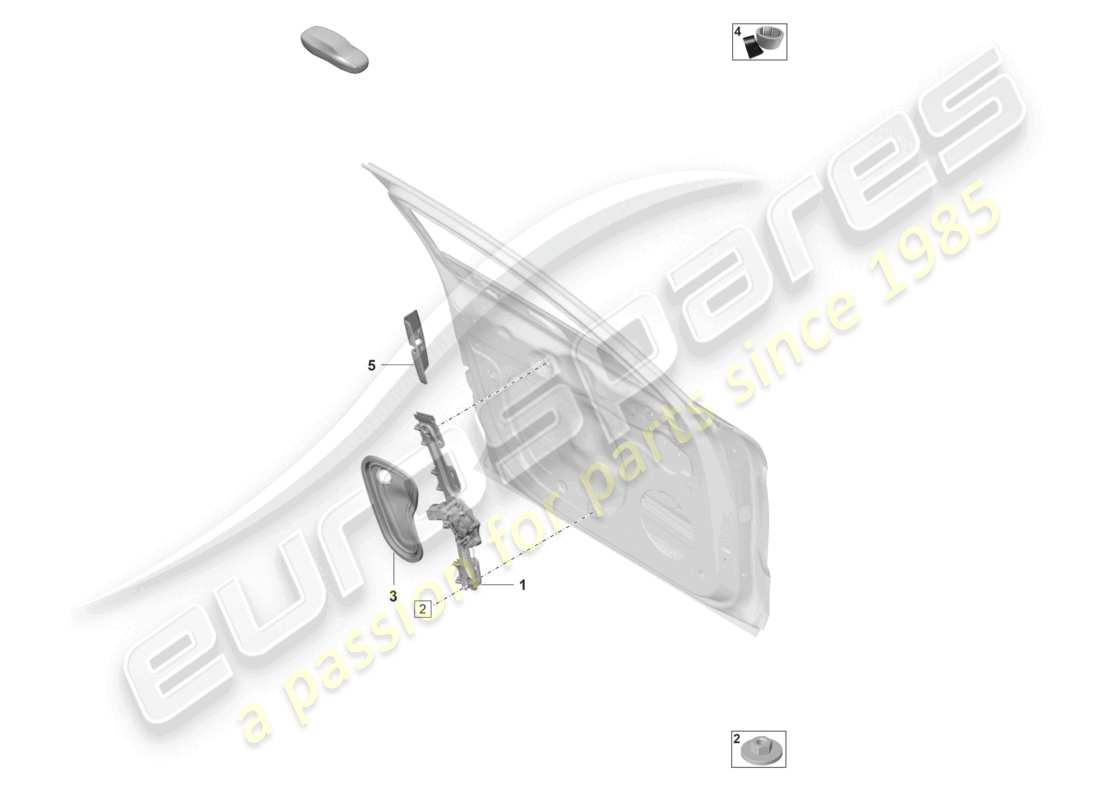 porsche 2021 (panamera 971-2) window regulator front covers doors part diagram