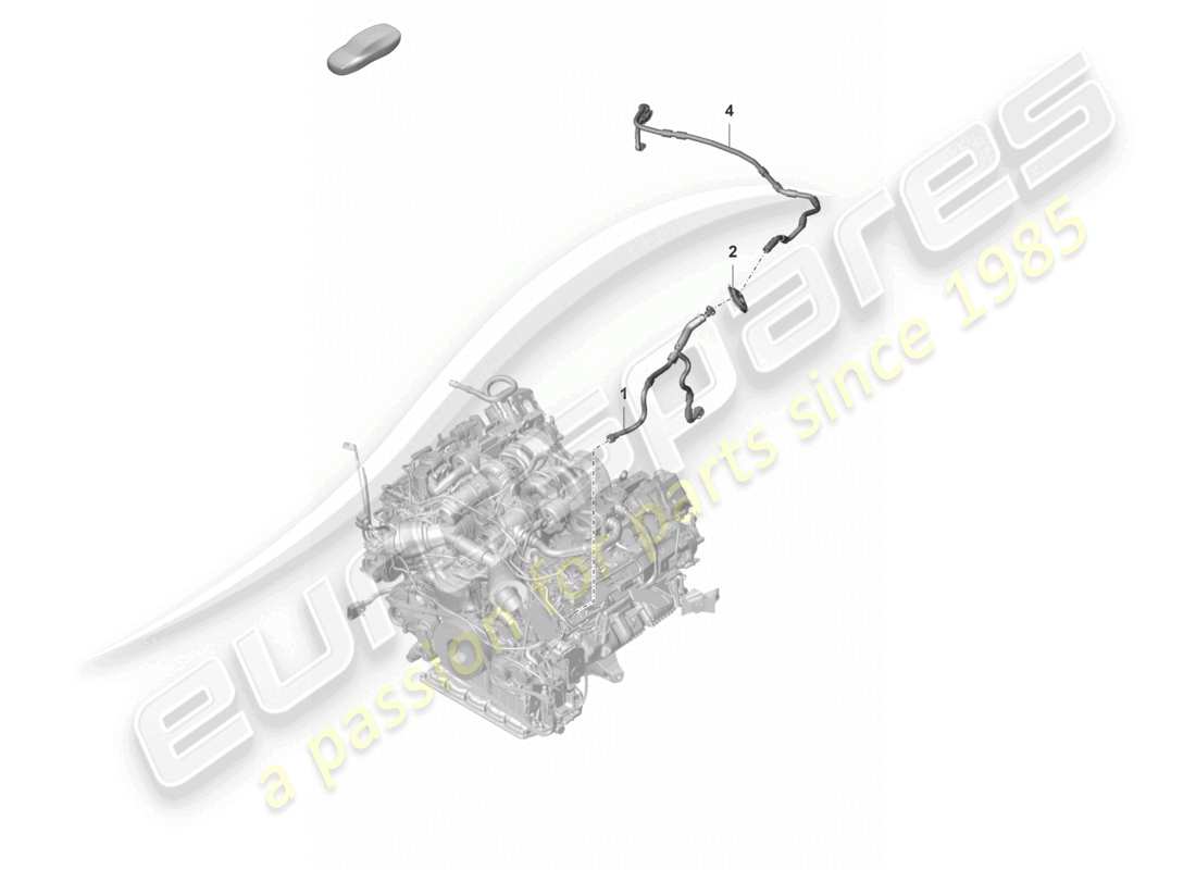 porsche 2024 (panamera 971-2) vacuum line part diagram