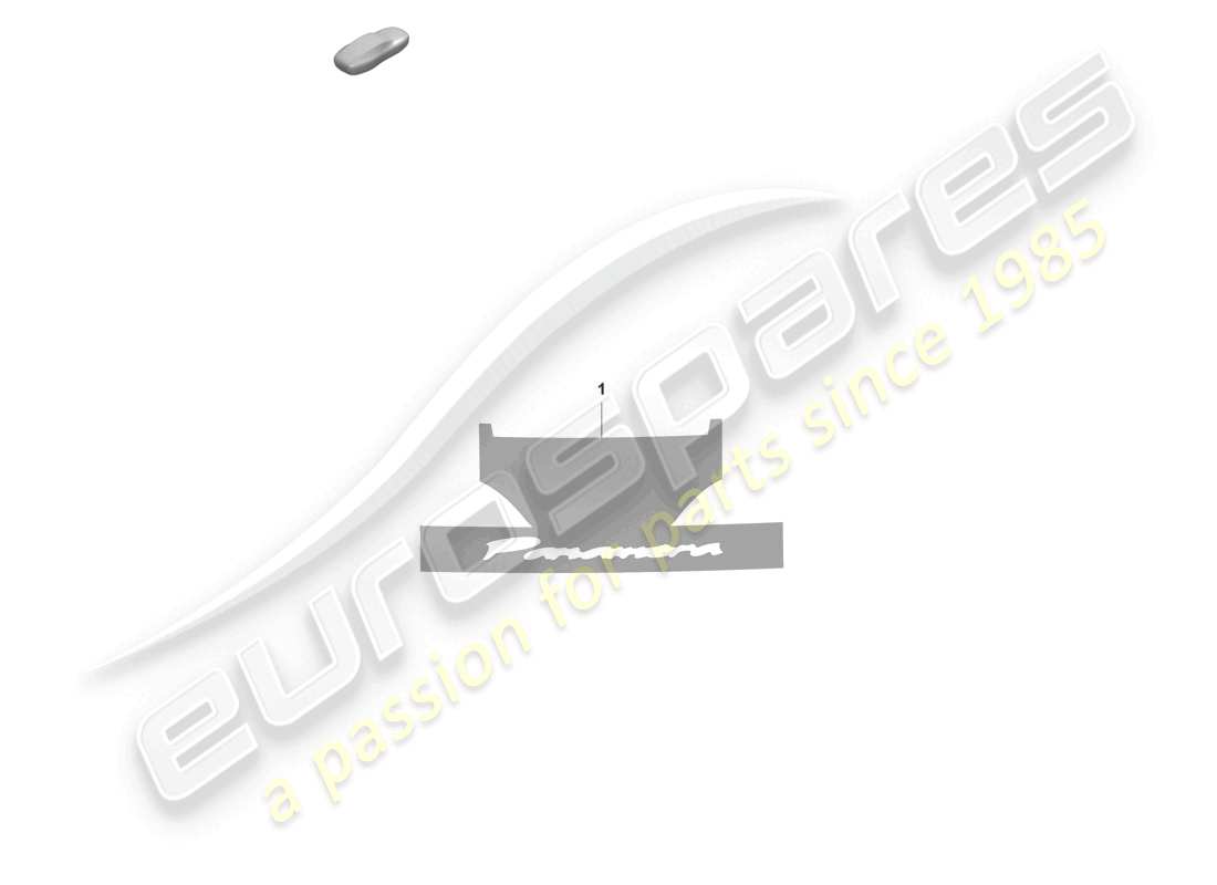 porsche 2024 (panamera 971-2) assembly aid for lettering part diagram