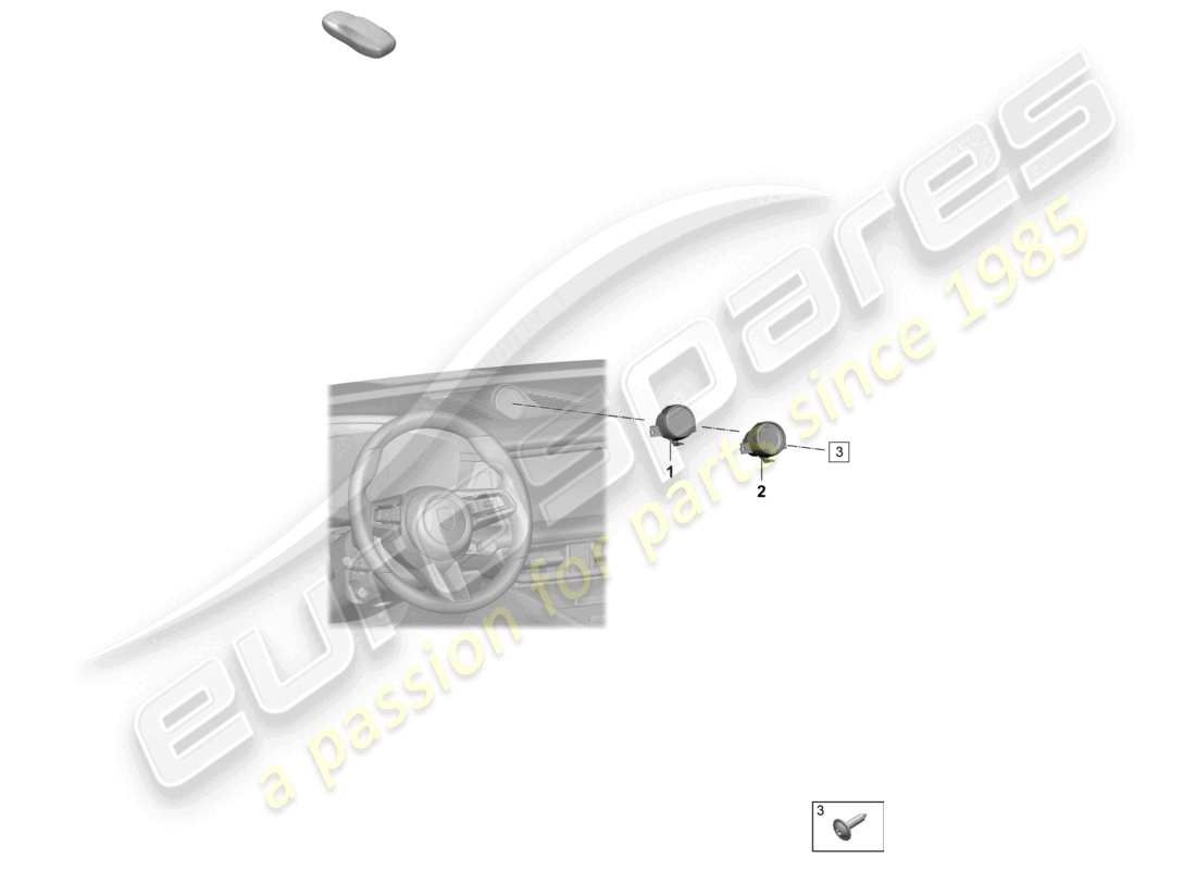 porsche 2025 (macan-e) digital clock analogue clock parts diagram