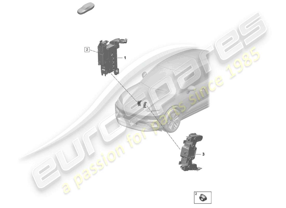 porsche 2025 (macan-e) fuse box central protection engine bay center parts diagram