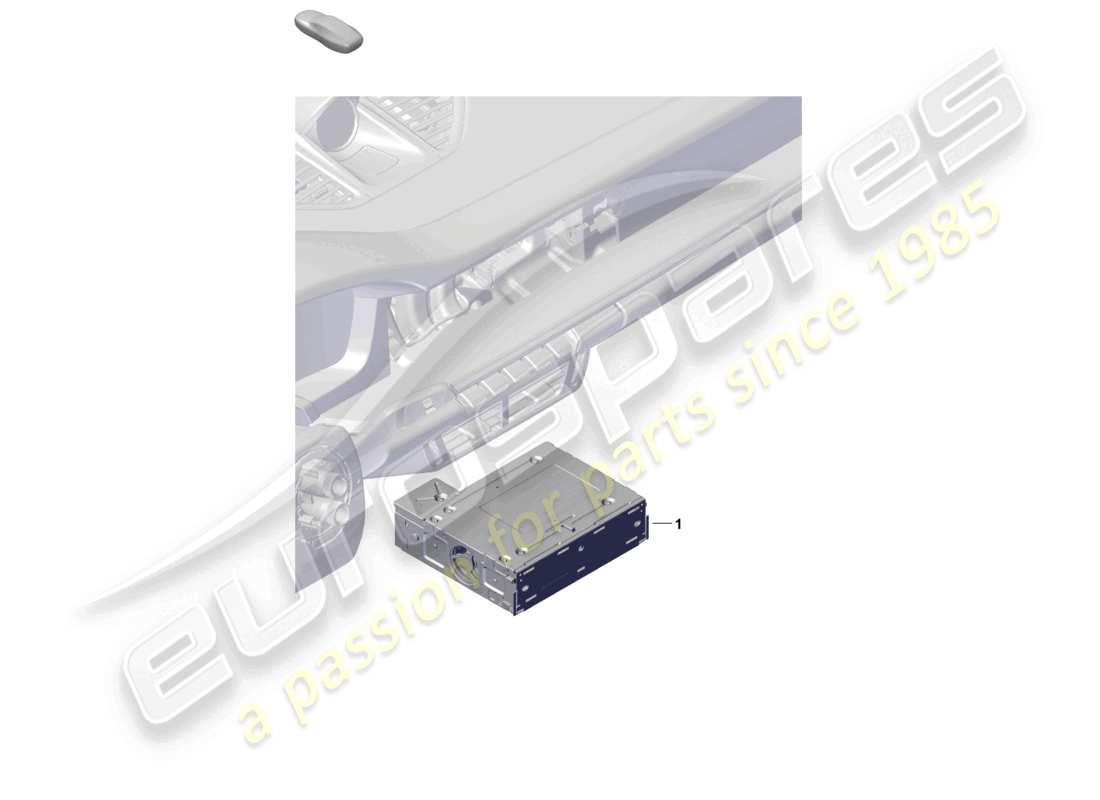 porsche 2025 (992-2 gt3) central computer part diagram