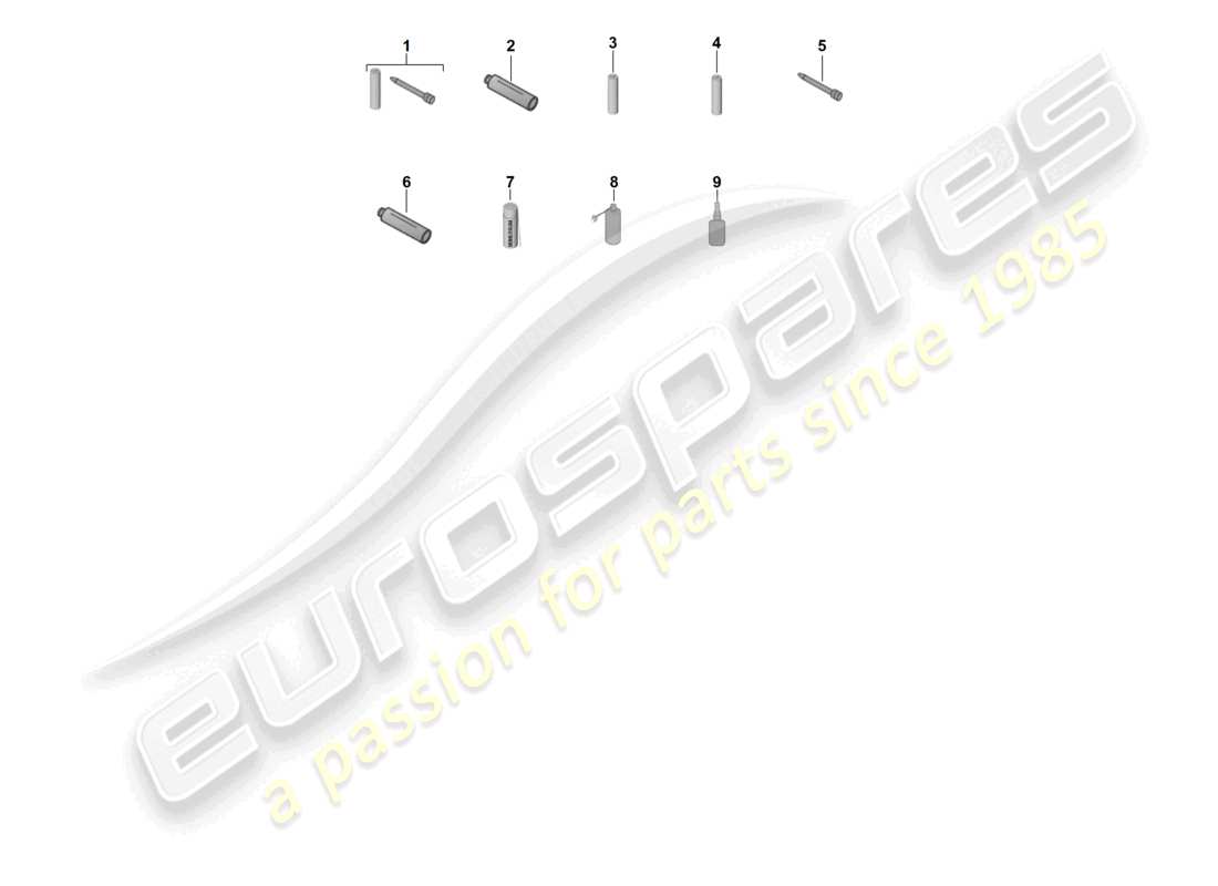 porsche 2025 (panamera 976) consumables car body part diagram