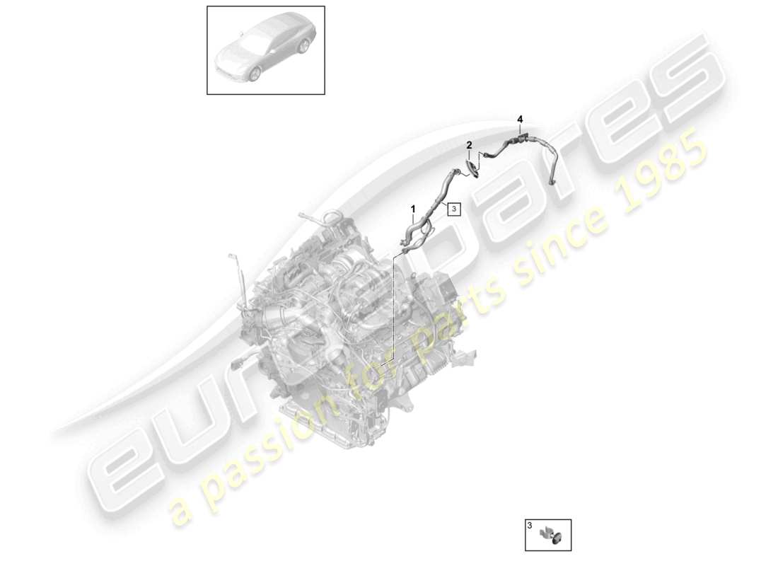 porsche 2021 (panamera 971-1) vacuum line parts diagram
