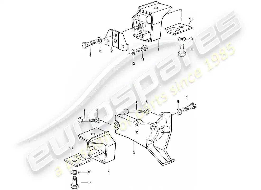 porsche 1976 (924) transmission suspension - automatic transmission parts diagram