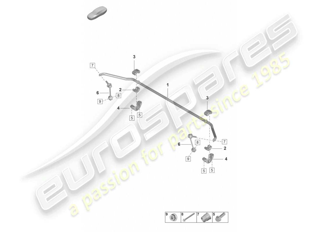 a part diagram from the porsche 2024 (panamera 971-2) parts catalogue