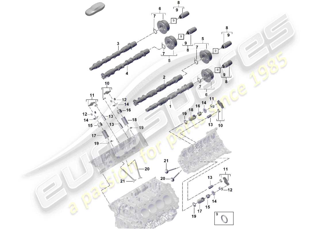part diagram containing part number pac109257a