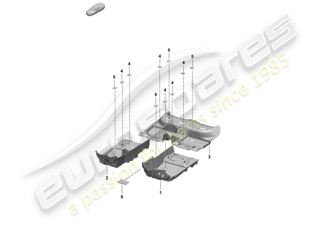 VIEW PARTS DIAGRAMS FROM THE PORSCHE MACAN PARTS CATALOGUE a part diagram from the porsche macan parts catalogue
