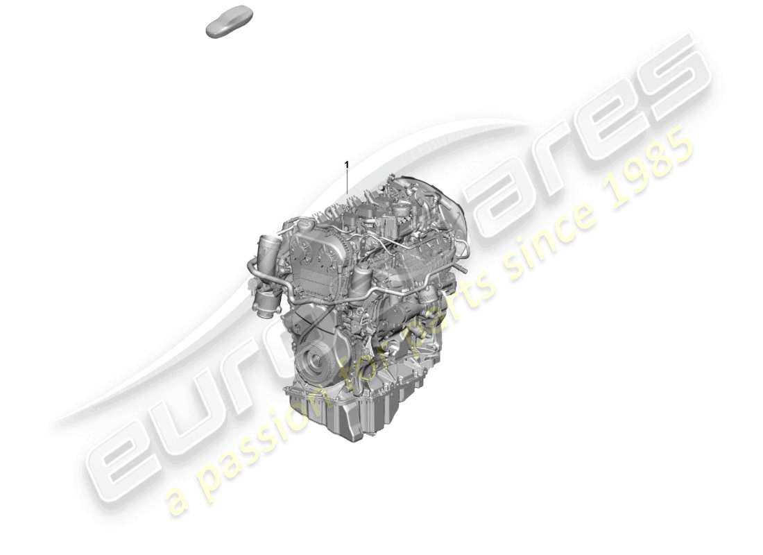 porsche 2025 (cayenne e3 pa) replacement engine (complete) part diagram