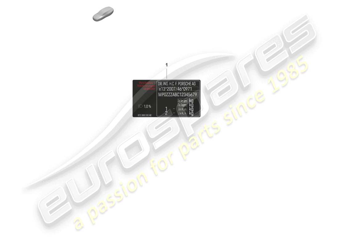 porsche 2022 (panamera 971-2) data tag d >>- mj 2021 part diagram