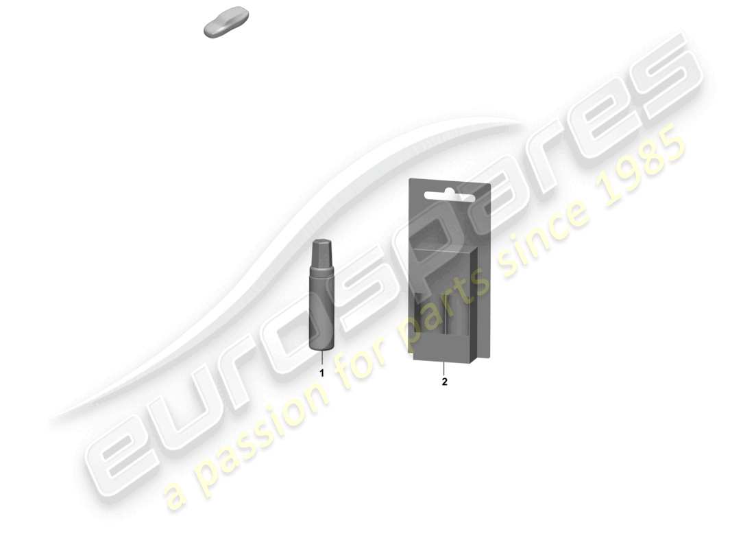 porsche 2025 (macan-e) paint touch-up applicator paints parts diagram