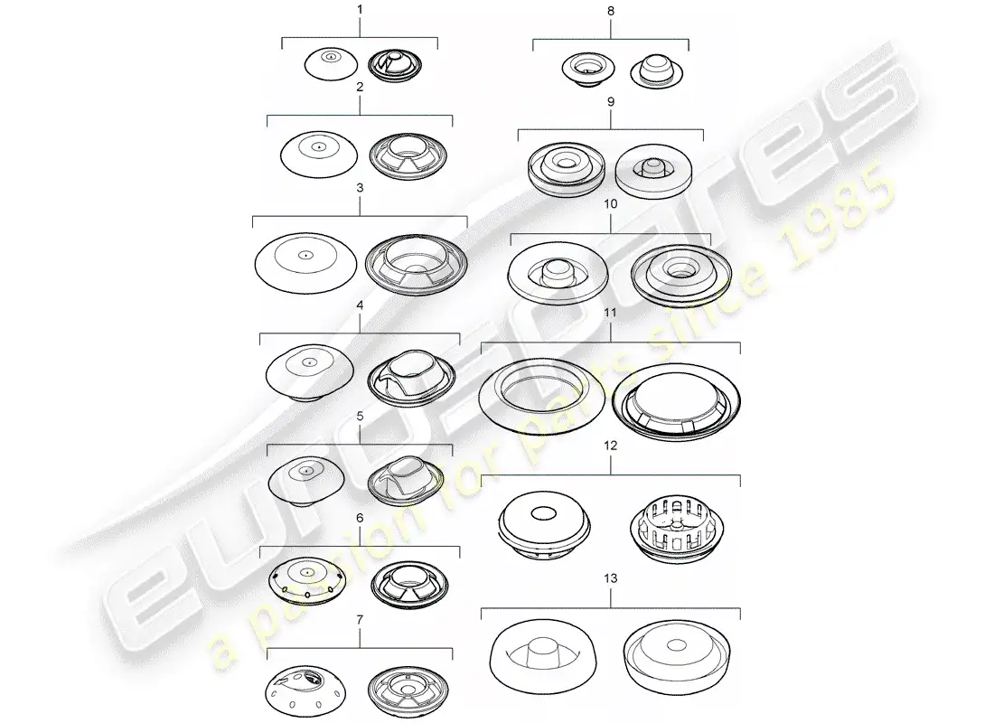 porsche 2014 (cayenne e2 92a) plug part diagram