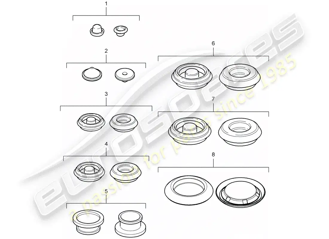 porsche 2007 (997-1 gt3) plug part diagram