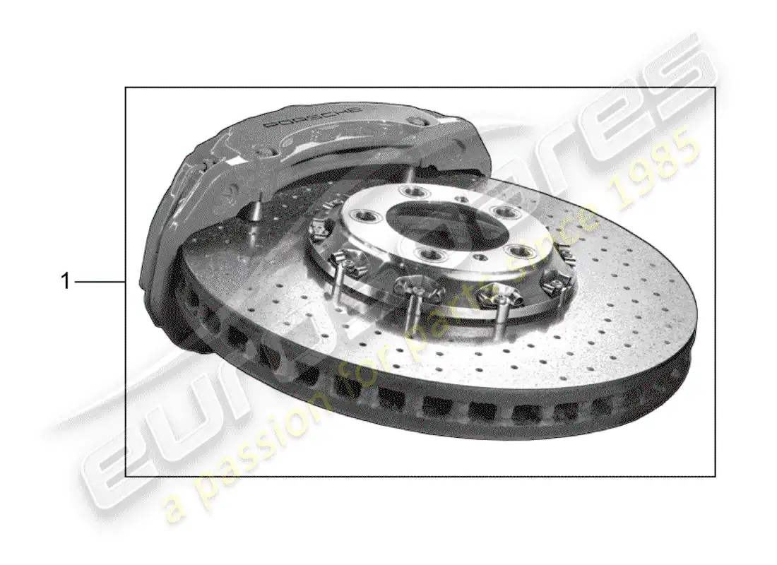porsche 2011 (tequipment) brake parts diagram