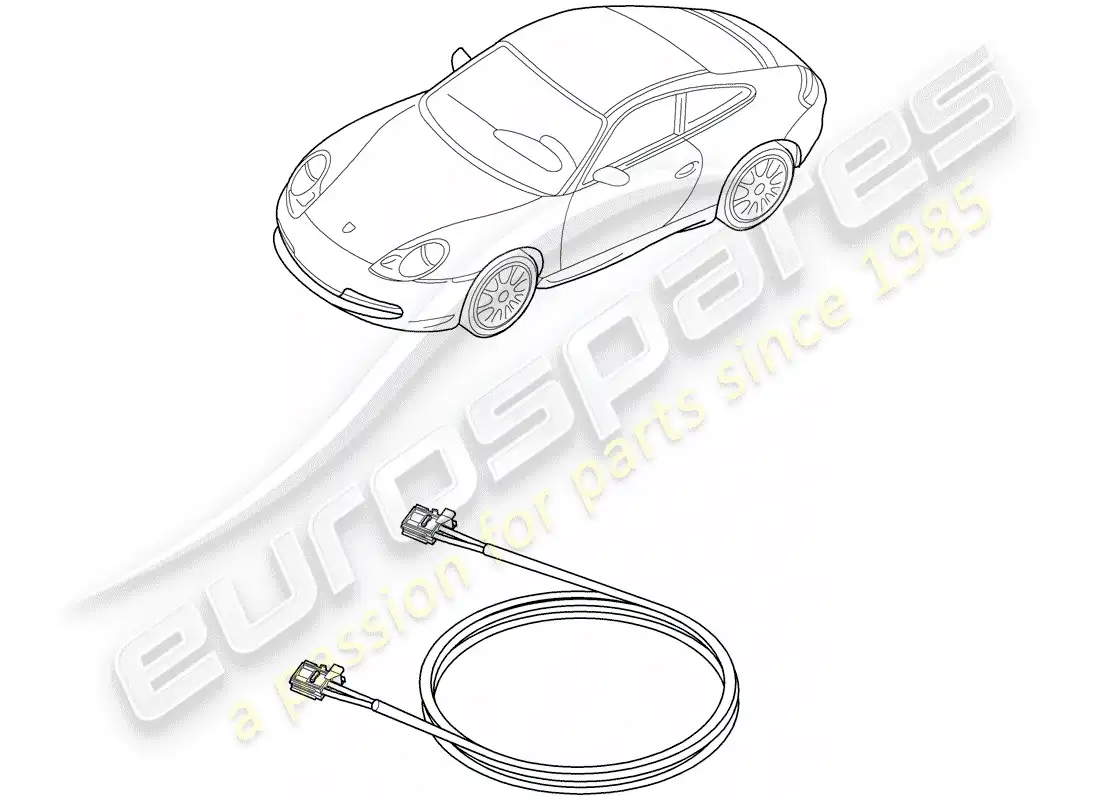 porsche 2002 (996) light fibre optic - d - mj 2003>> parts diagram