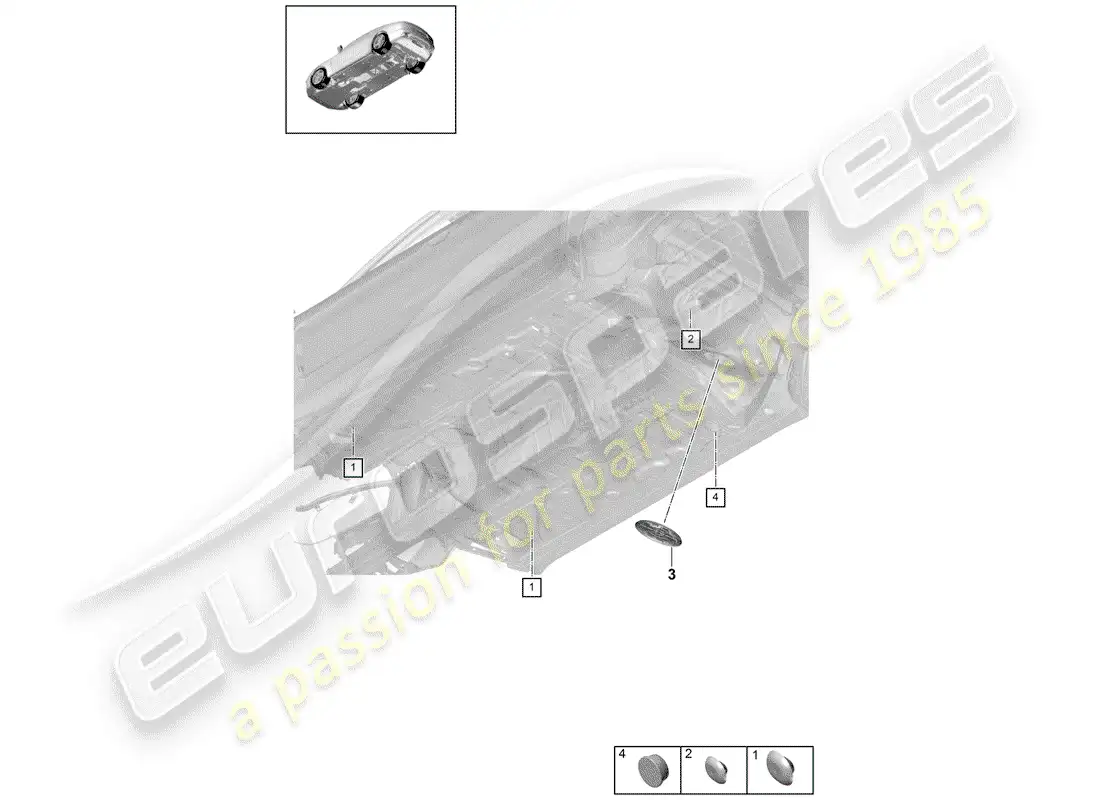 porsche 2017 (panamera 971-1) plug part diagram