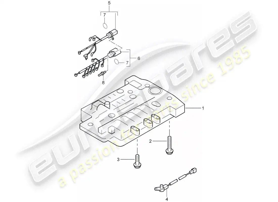 porsche 2010 (cayenne e1 9pa) tiptronic parts diagram