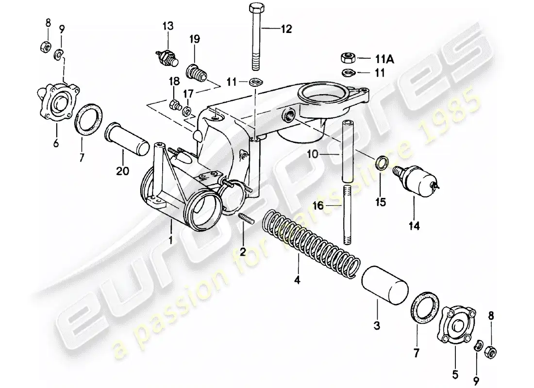 porsche 1978 (911) k-jetronic - ii parts diagram