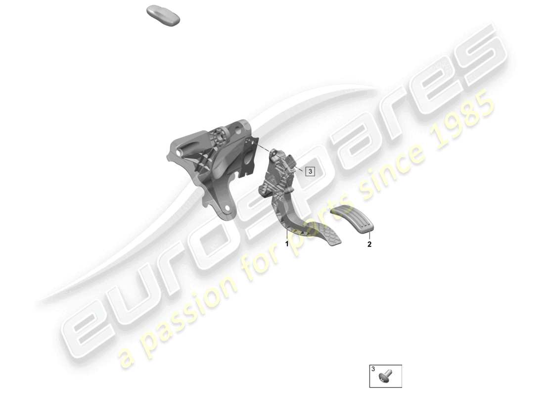 porsche 2025 (macan-e) accelerator pedal throttle control parts diagram