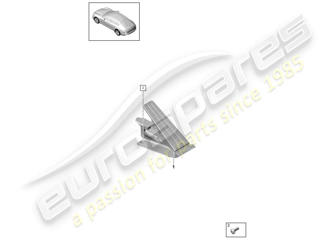 porsche 2021 (panamera 971-1) accelerator pedal parts diagram