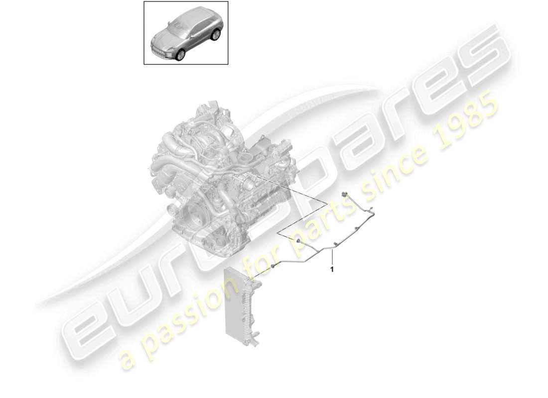 a part diagram from the porsche macan parts catalogue
