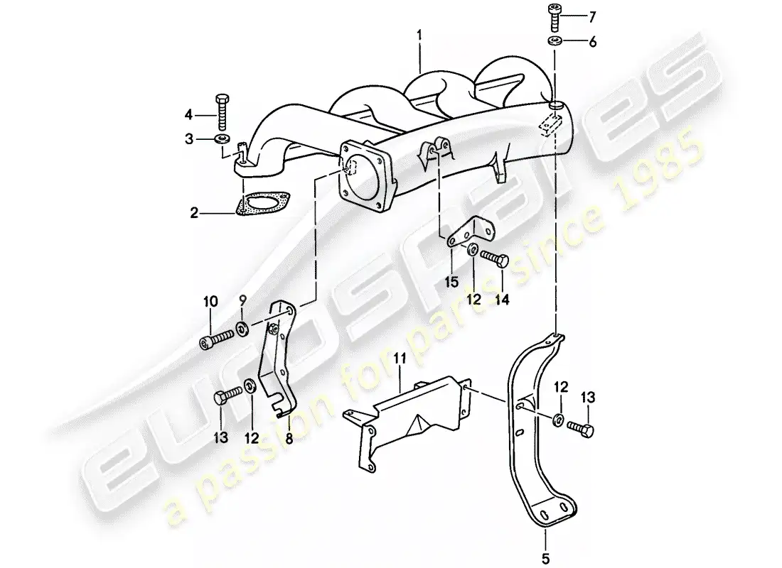 porsche 1987 (944) l-jetronic - 4 parts diagram