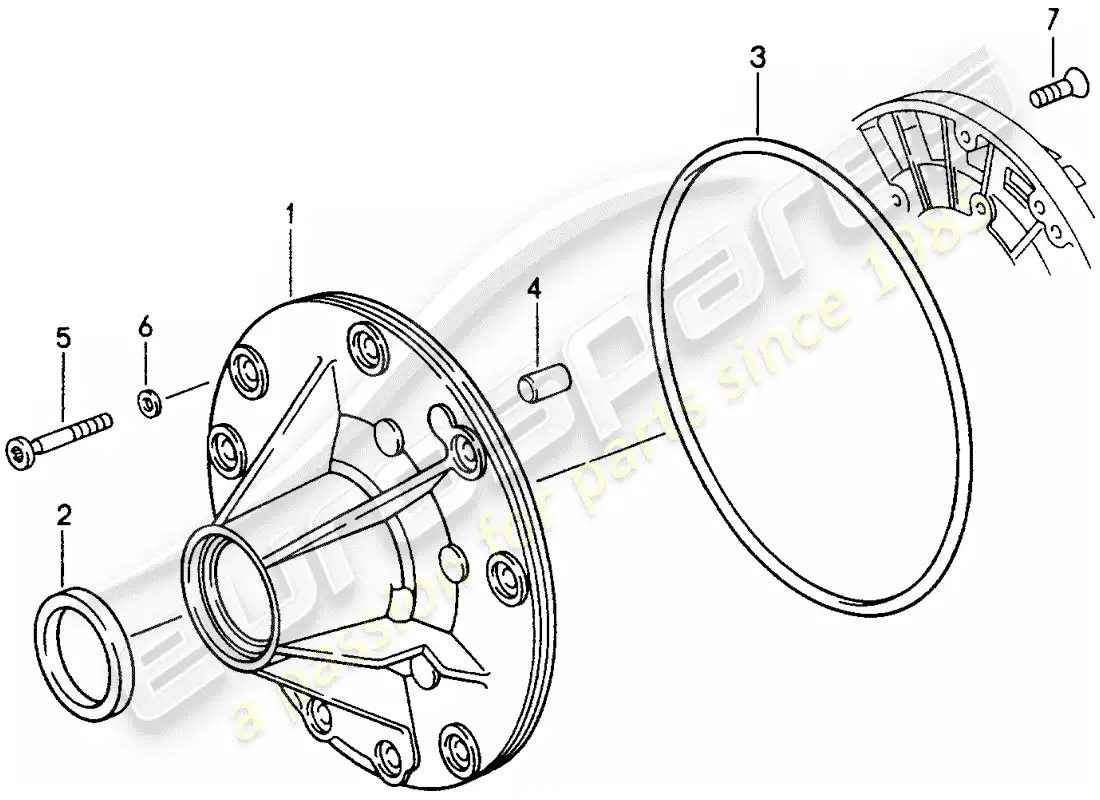 porsche 1994 (968) tiptronic - oil pump parts diagram