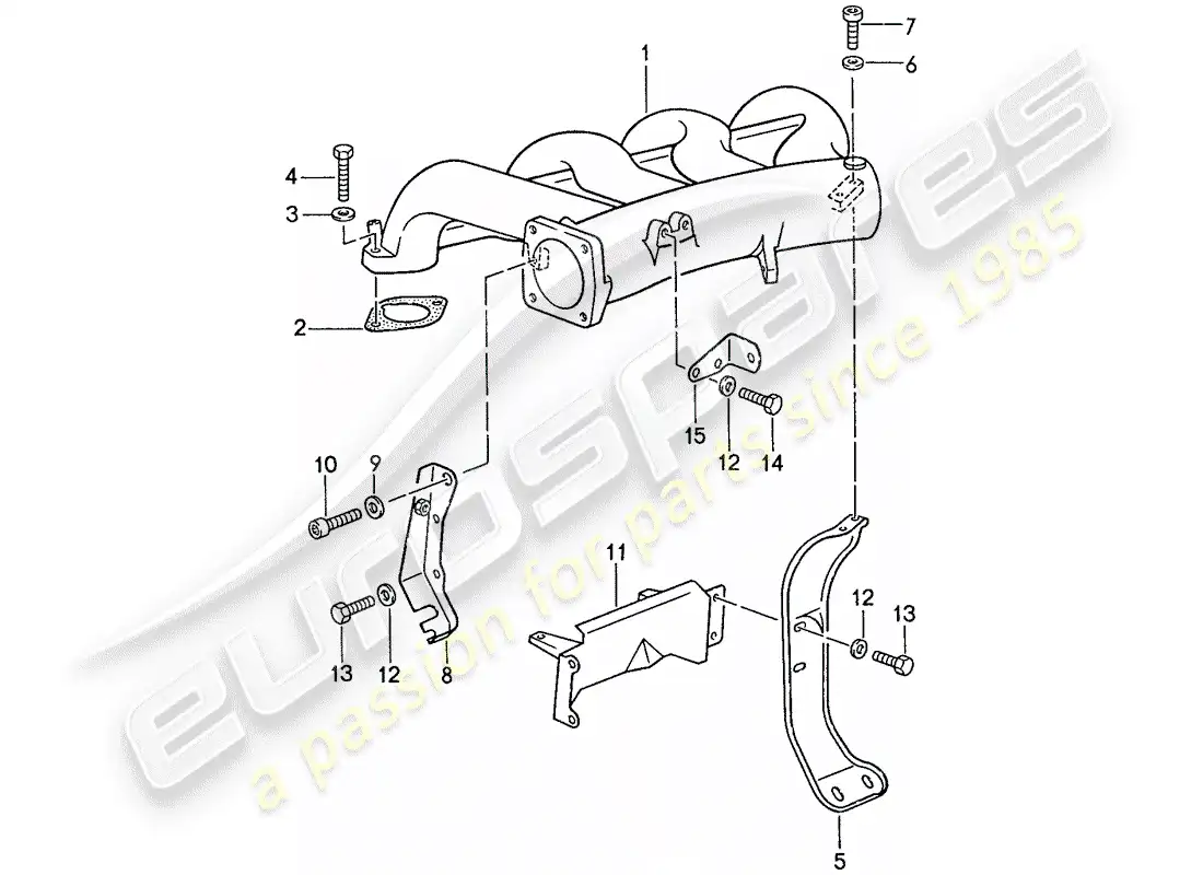 porsche 1991 (944) l-jetronic - 4 parts diagram