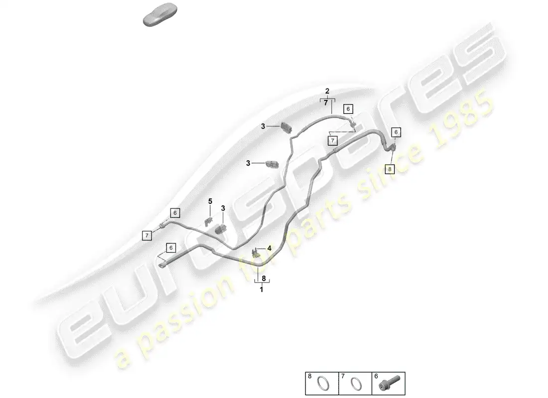 porsche 2019 (718 boxster spyder) air conditioner parts diagram