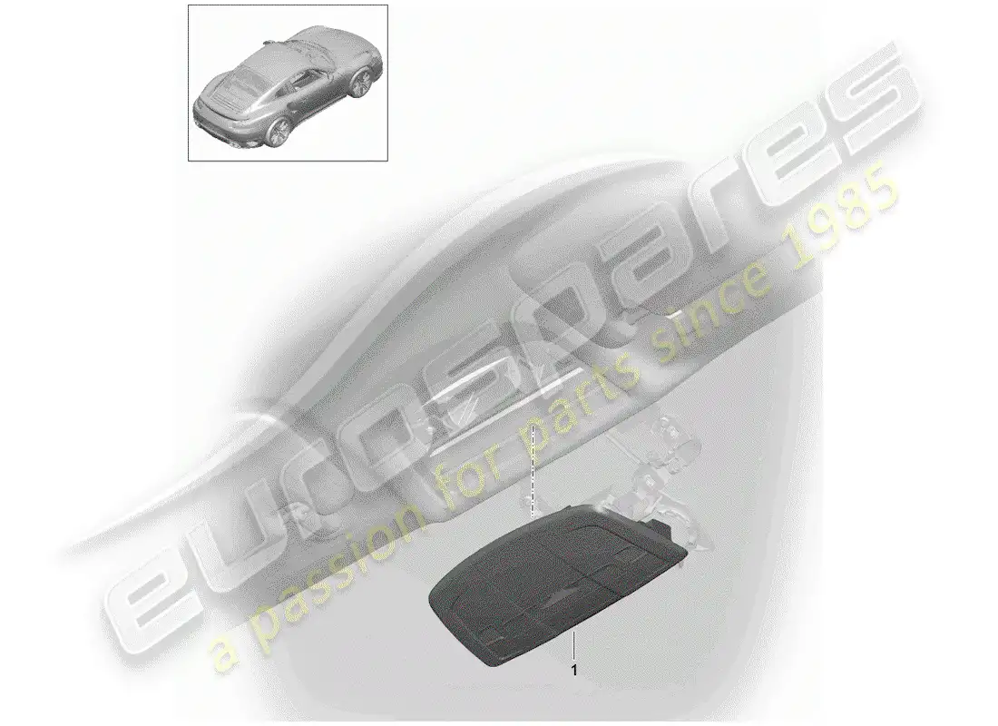 porsche 2014 (991-1 turbo) bracket parts diagram