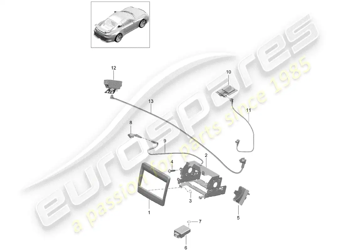 porsche 2016 (991-1 r/gt3/rs) electric parts for parts diagram