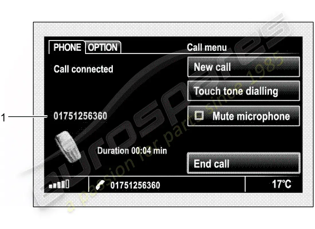 porsche 2016 (tequipment cayenne) installation kit parts diagram