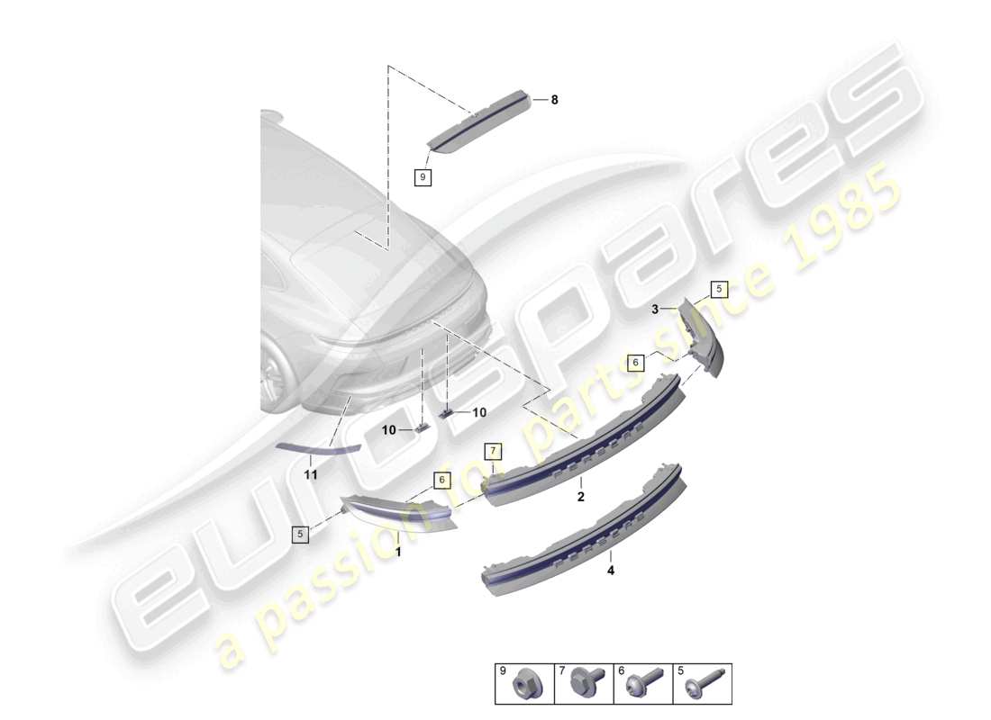 part diagram containing part number paf912538