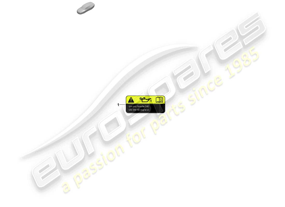 porsche 2024 (panamera 976) sticker engine oil part diagram