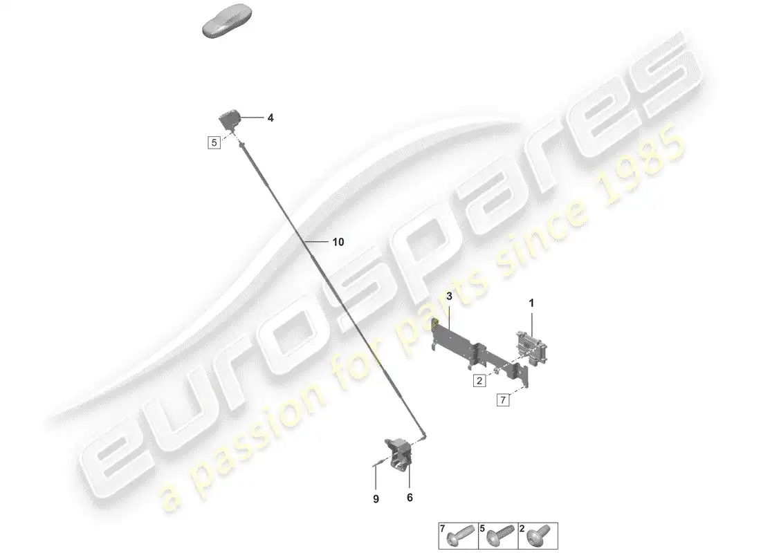porsche 2019 (992-1) single parts parts diagram