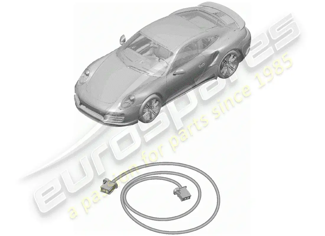 porsche 2019 (991-2 turbo) light fibre optic parts diagram