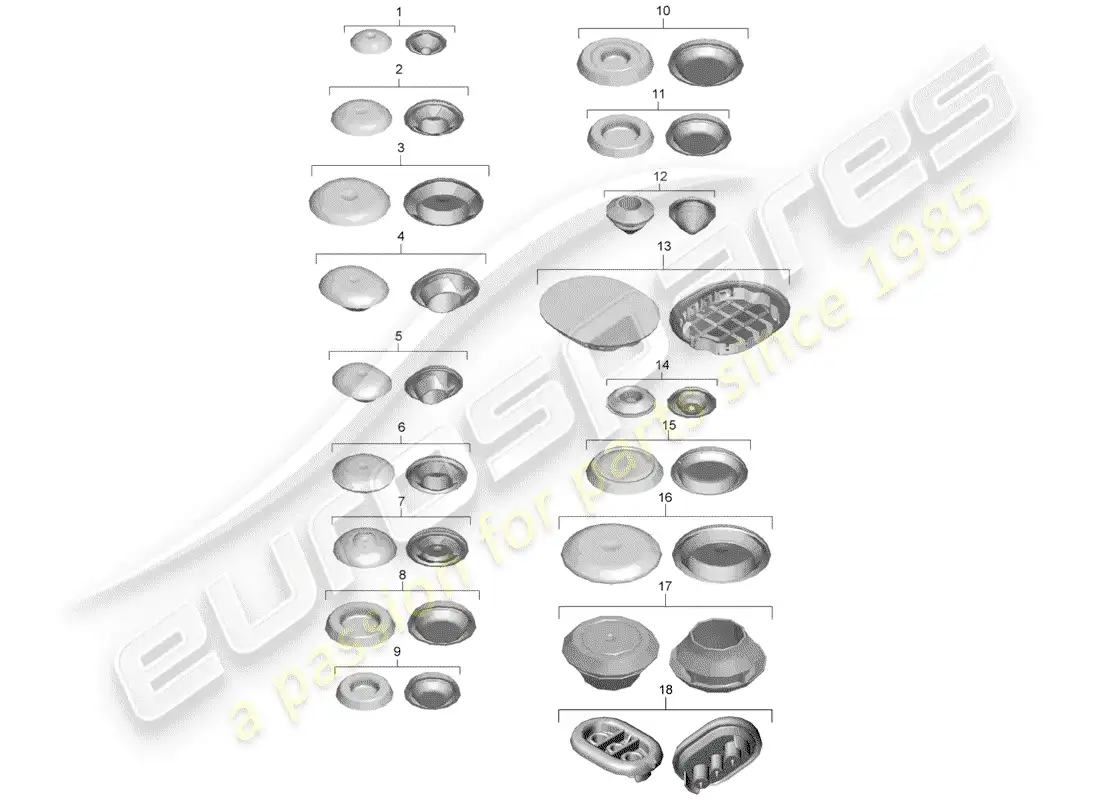 porsche 2014 (981 boxster) plug parts diagram