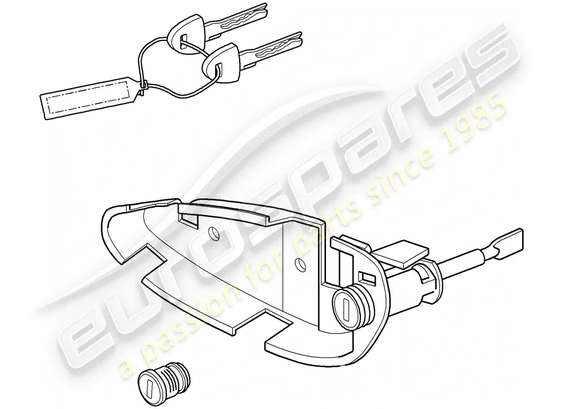 porsche 2007 (997-1 turbo / gt2) repair kits parts diagram