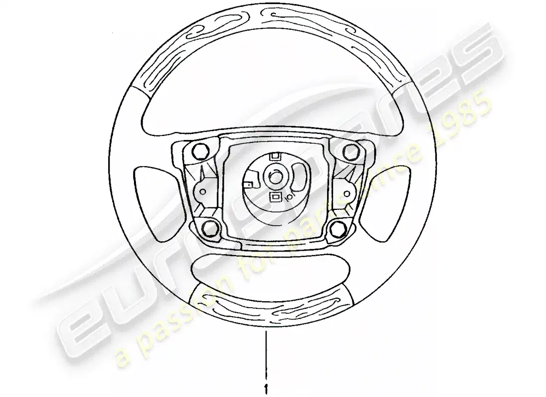 porsche 2012 (tequipment) airbag steering wheel parts diagram