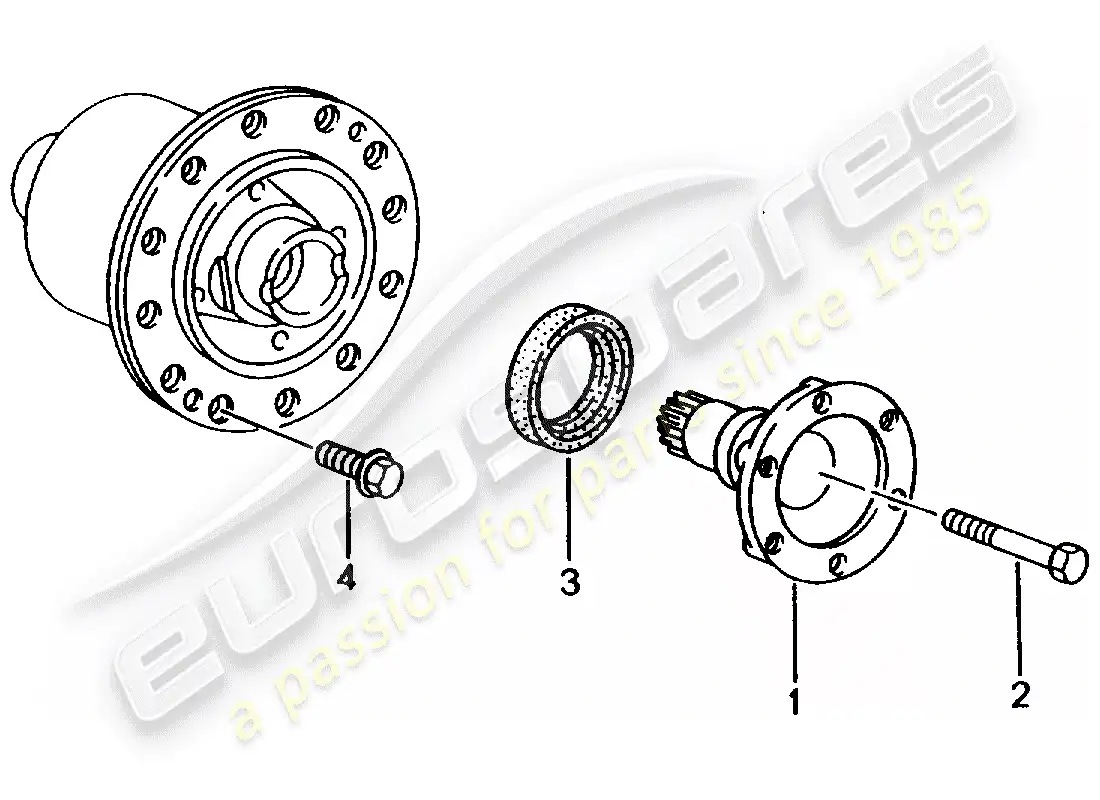 porsche 2002 (996) limited slip differential - d >> - mj 1999 parts diagram