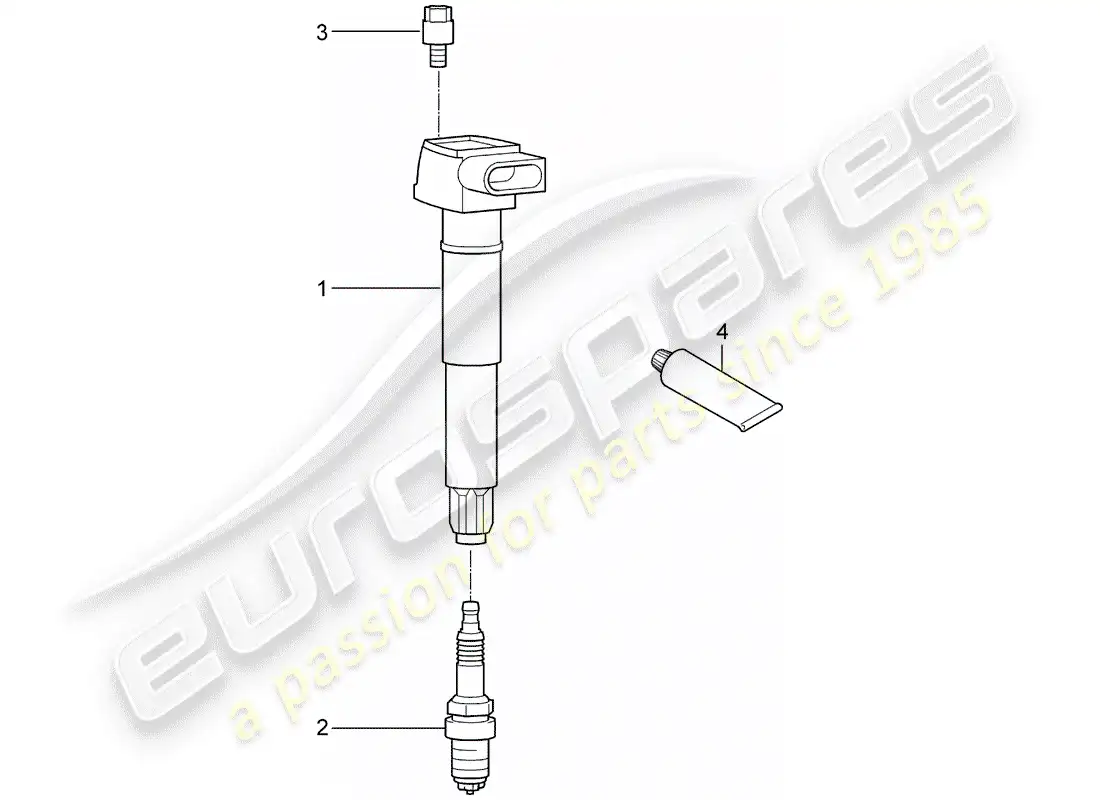 porsche 2016 (panamera 970) ignition system parts diagram