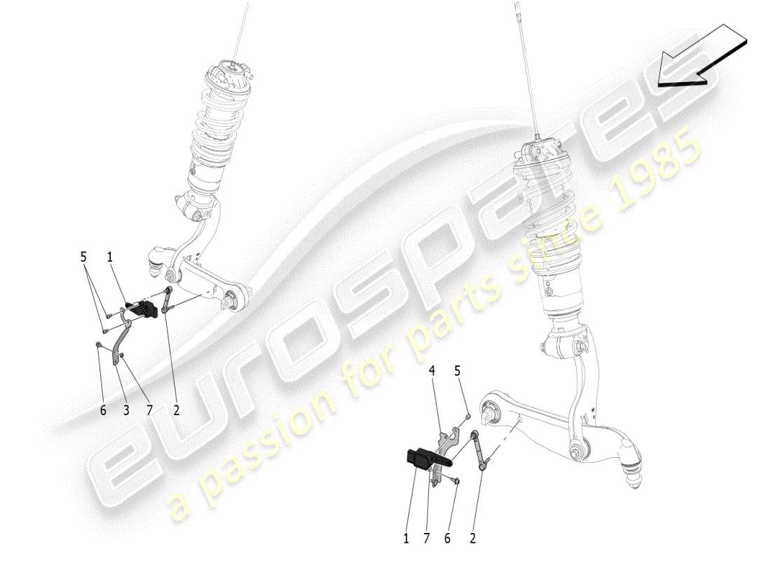 maserati mc20 (2024) lighting system control parts diagram
