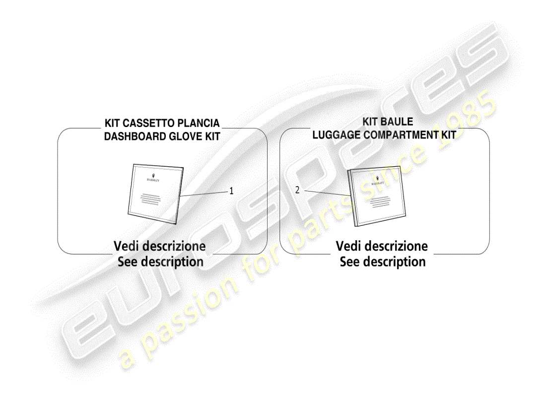 maserati ghibli (2021) on board documentation part diagram