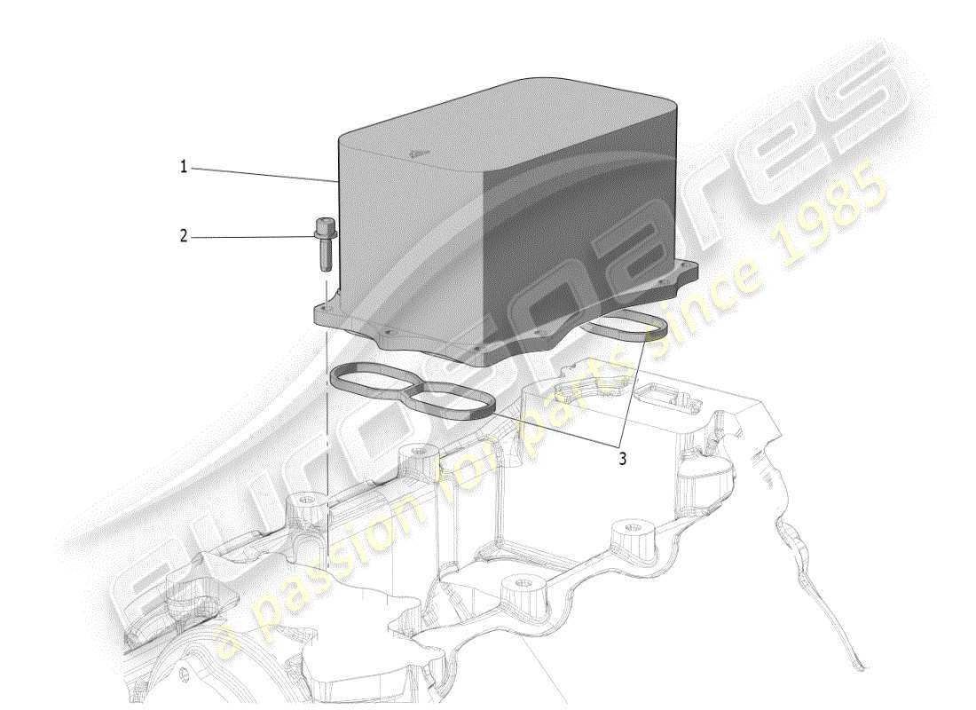 maserati mc20 (2024) heat exchanger parts diagram