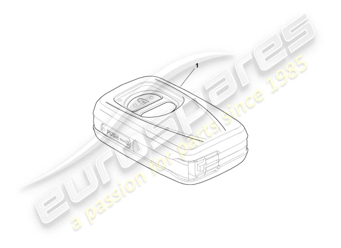 aston martin cygnet (2012) fob and cover part diagram