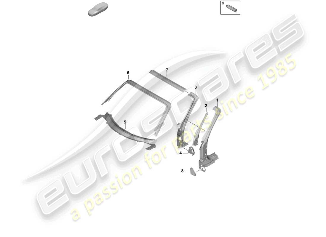 part diagram containing part number 992817127 ygrv