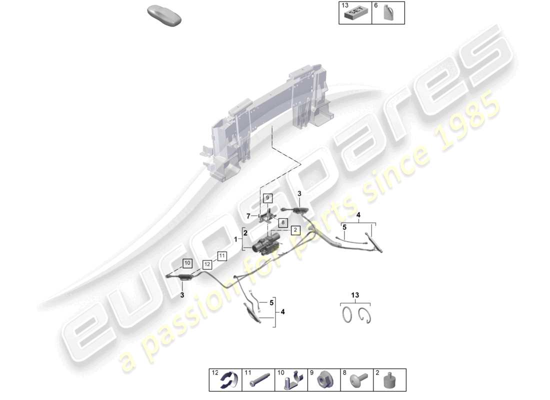 part diagram containing part number paf008119