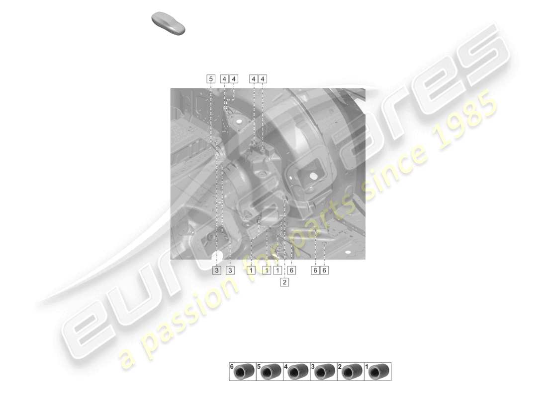 VIEW PARTS DIAGRAMS FROM THE PORSCHE 992 PARTS CATALOGUE a part diagram from the porsche 992 parts catalogue